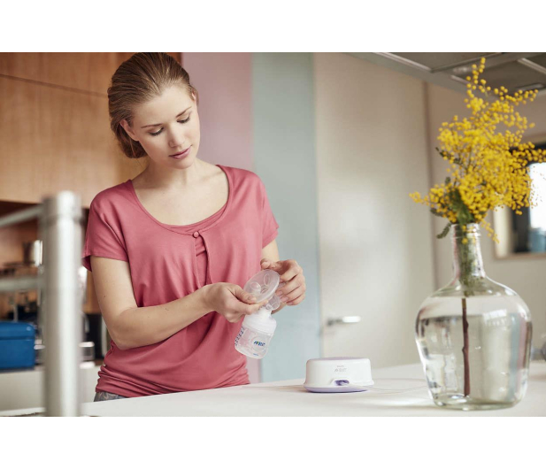 Philips Avent Laktator Elektryczny NATURAL +Butelka 125ml 0m+ - 320331 - zdjęcie 6